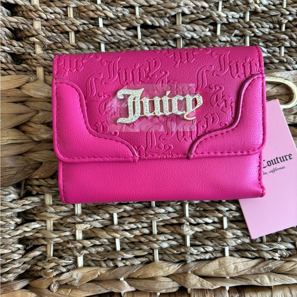 Juicy Couture heartless double sided trifold wallet - Picture 1 of 4